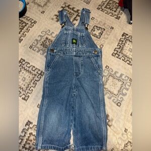 John Deere Blue Denim Kids Overalls/Bibs